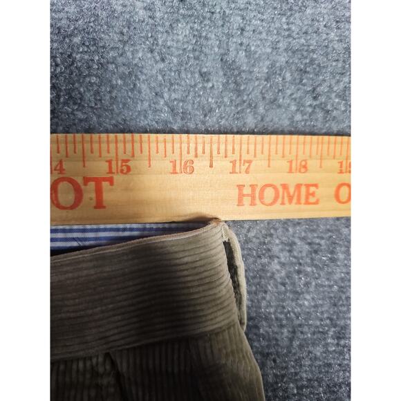 Cremieux Pants Mens 33x30 Brown Corduroy Cotton Straight Leg Casual Chino - Picture 5 of 8